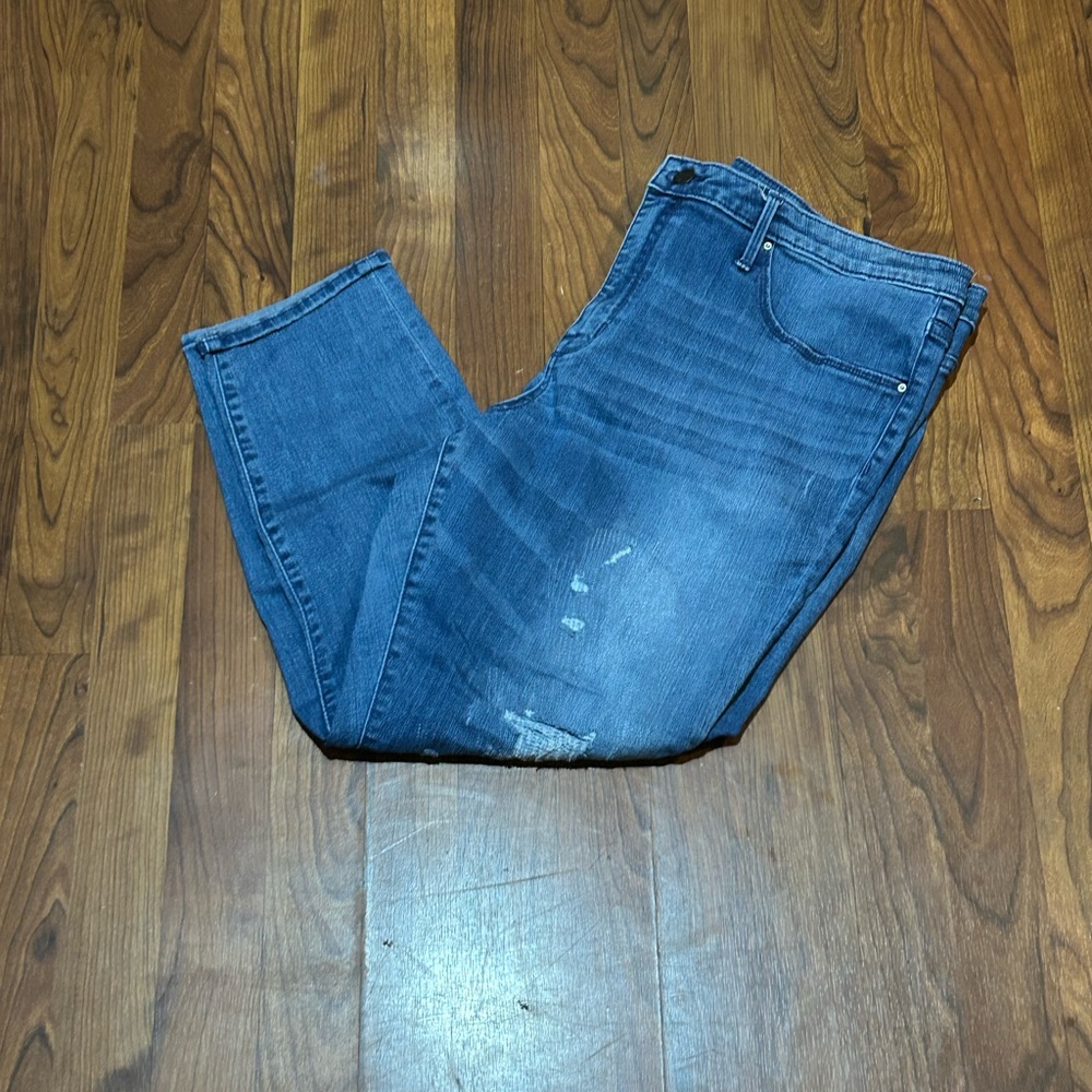 Mossio “High Rise Cropped Jeggings” Jeans, Size 18 Power Stretch